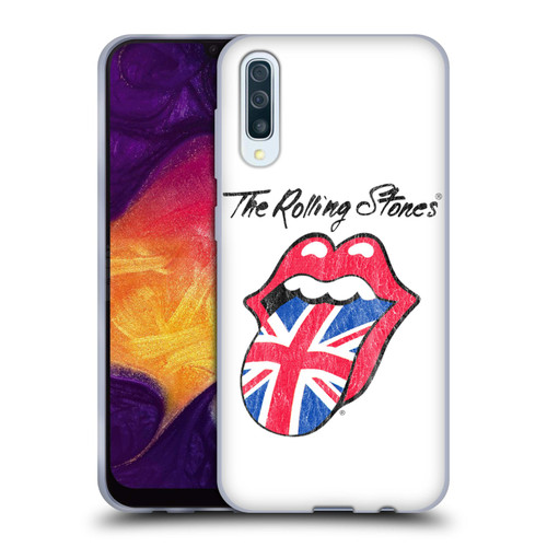 The Rolling Stones Key Art UK Tongue Soft Gel Case for Samsung Galaxy A50/A30s (2019)