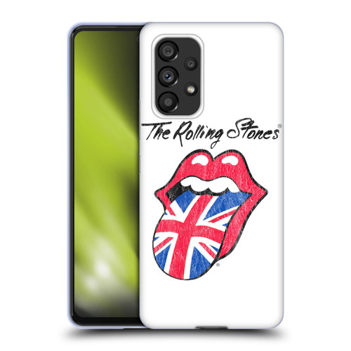 The Rolling Stones Key Art UK Tongue Soft Gel Case for Samsung Galaxy A53 5G (2022)