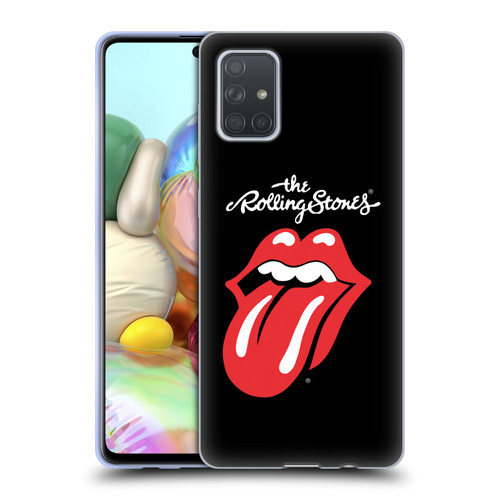 The Rolling Stones Key Art Tongue Classic Soft Gel Case for Samsung Galaxy A71 (2019)