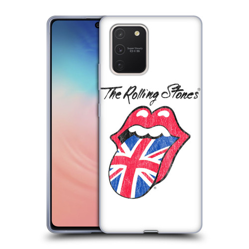 The Rolling Stones Key Art UK Tongue Soft Gel Case for Samsung Galaxy S10 Lite