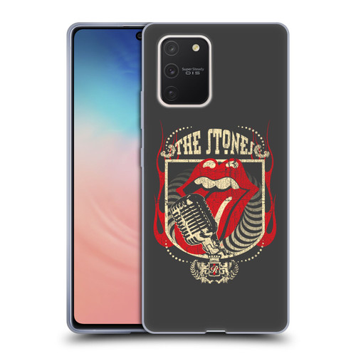 The Rolling Stones Key Art Jumbo Tongue Soft Gel Case for Samsung Galaxy S10 Lite