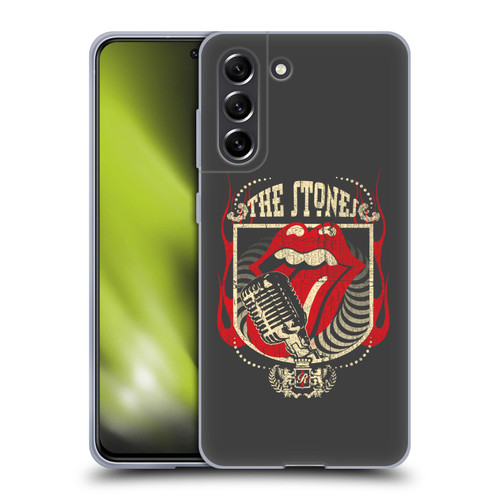 The Rolling Stones Key Art Jumbo Tongue Soft Gel Case for Samsung Galaxy S21 FE 5G