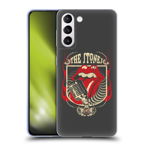 The Rolling Stones Key Art Jumbo Tongue Soft Gel Case for Samsung Galaxy S21+ 5G