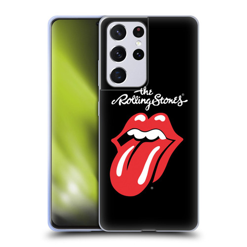 The Rolling Stones Key Art Tongue Classic Soft Gel Case for Samsung Galaxy S21 Ultra 5G