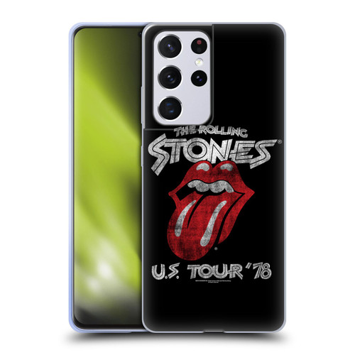 The Rolling Stones Key Art US Tour 78 Soft Gel Case for Samsung Galaxy S21 Ultra 5G