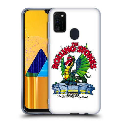 The Rolling Stones Key Art Dragon Soft Gel Case for Samsung Galaxy M30s (2019)/M21 (2020)
