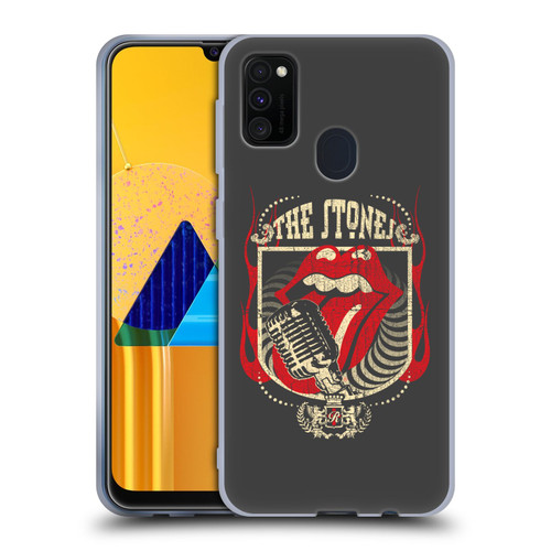 The Rolling Stones Key Art Jumbo Tongue Soft Gel Case for Samsung Galaxy M30s (2019)/M21 (2020)