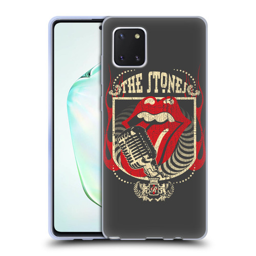 The Rolling Stones Key Art Jumbo Tongue Soft Gel Case for Samsung Galaxy Note10 Lite