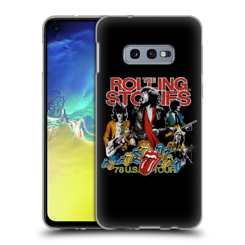The Rolling Stones Key Art 78 US Tour Vintage Soft Gel Case for Samsung Galaxy S10e