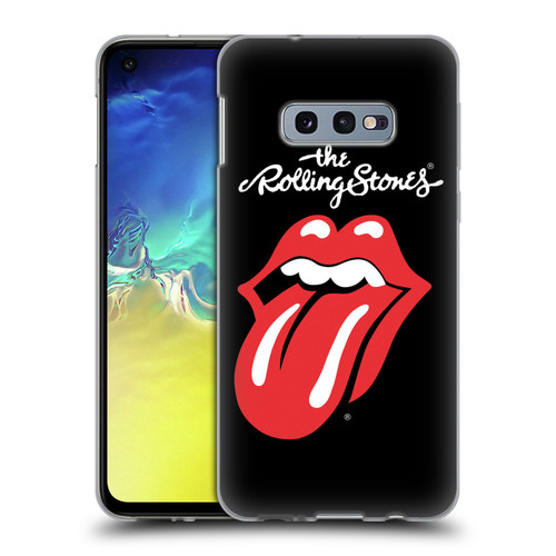 The Rolling Stones Key Art Tongue Classic Soft Gel Case for Samsung Galaxy S10e
