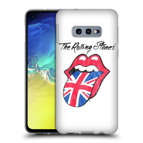 The Rolling Stones Key Art UK Tongue Soft Gel Case for Samsung Galaxy S10e