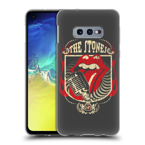 The Rolling Stones Key Art Jumbo Tongue Soft Gel Case for Samsung Galaxy S10e