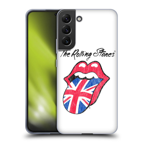 The Rolling Stones Key Art UK Tongue Soft Gel Case for Samsung Galaxy S22+ 5G