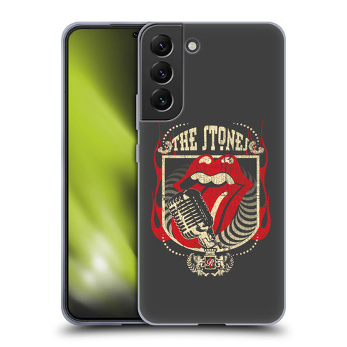 The Rolling Stones Key Art Jumbo Tongue Soft Gel Case for Samsung Galaxy S22+ 5G