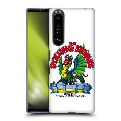 The Rolling Stones Key Art Dragon Soft Gel Case for Sony Xperia 1 III