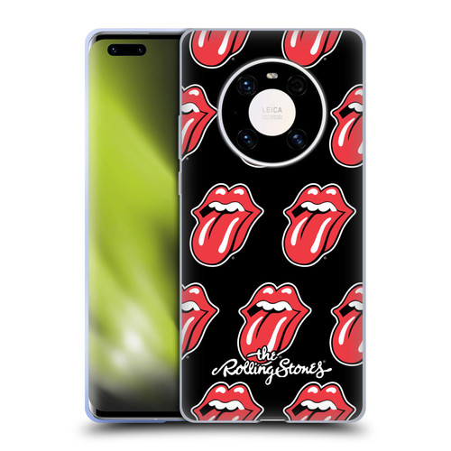The Rolling Stones Licks Collection Tongue Classic Pattern Soft Gel Case for Huawei Mate 40 Pro 5G