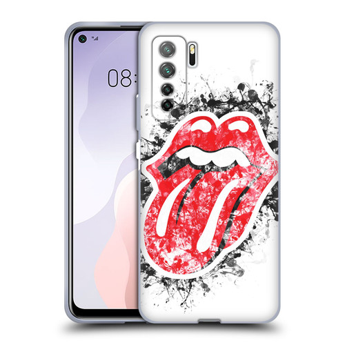 The Rolling Stones Licks Collection Distressed Look Tongue Soft Gel Case for Huawei Nova 7 SE/P40 Lite 5G