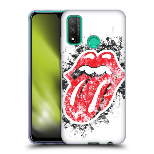 The Rolling Stones Licks Collection Distressed Look Tongue Soft Gel Case for Huawei P Smart (2020)