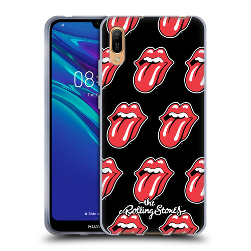 The Rolling Stones Licks Collection Tongue Classic Pattern Soft Gel Case for Huawei Y6 Pro (2019)