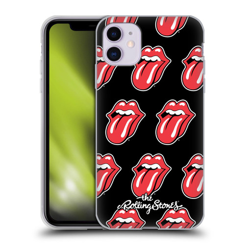 The Rolling Stones Licks Collection Tongue Classic Pattern Soft Gel Case for Apple iPhone 11