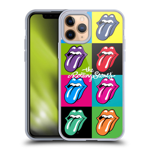 The Rolling Stones Licks Collection Pop Art 1 Soft Gel Case for Apple iPhone 11 Pro