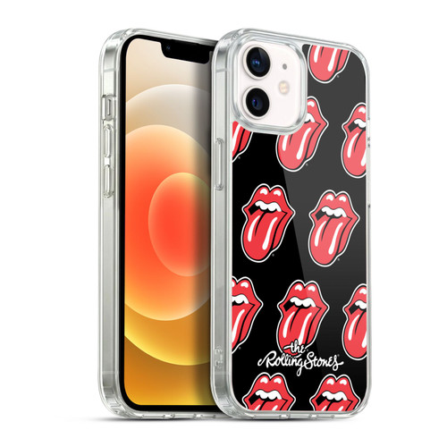 The Rolling Stones Licks Collection Tongue Classic Pattern Soft Gel Case for Apple iPhone 12 / iPhone 12 Pro & MagSafe