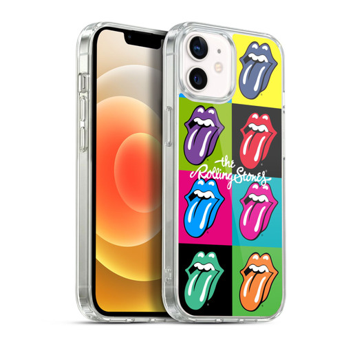 The Rolling Stones Licks Collection Pop Art 1 Soft Gel Case for Apple iPhone 12 / iPhone 12 Pro & MagSafe