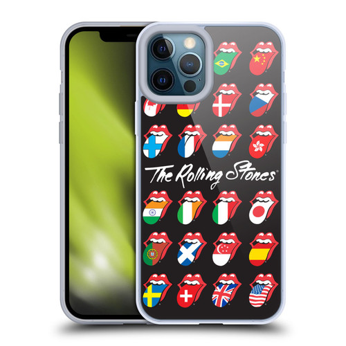 The Rolling Stones Licks Collection Flag Poster Soft Gel Case for Apple iPhone 12 Pro Max