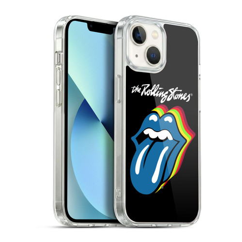 The Rolling Stones Licks Collection Pop Art 2 Soft Gel Case for Apple iPhone 13