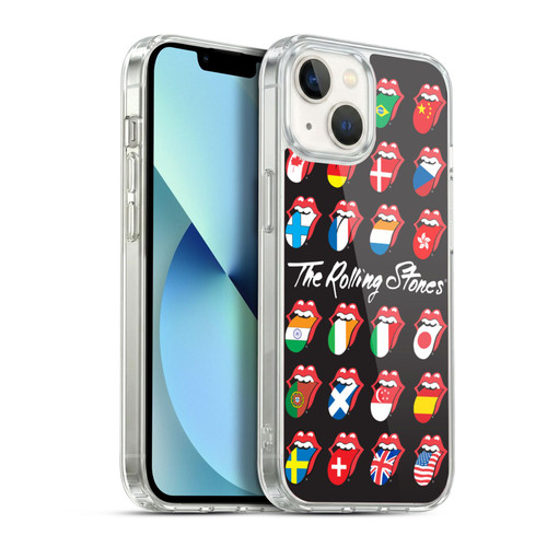 The Rolling Stones Licks Collection Flag Poster Soft Gel Case for Apple iPhone 13