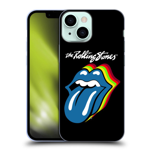 The Rolling Stones Licks Collection Pop Art 2 Soft Gel Case for Apple iPhone 13 Mini