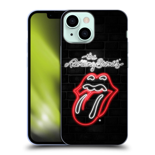 The Rolling Stones Licks Collection Neon Soft Gel Case for Apple iPhone 13 Mini