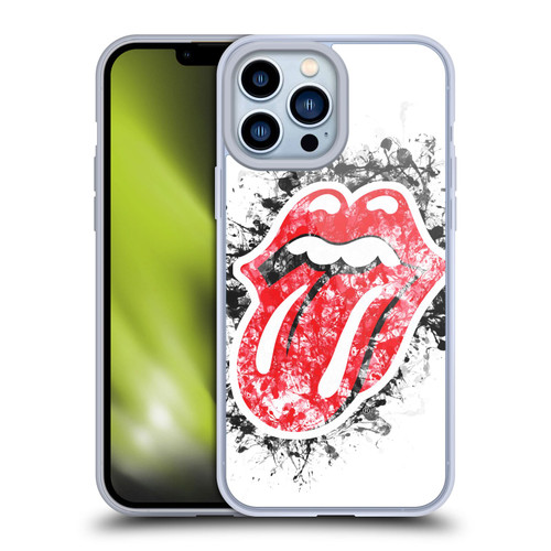 The Rolling Stones Licks Collection Distressed Look Tongue Soft Gel Case for Apple iPhone 13 Pro Max