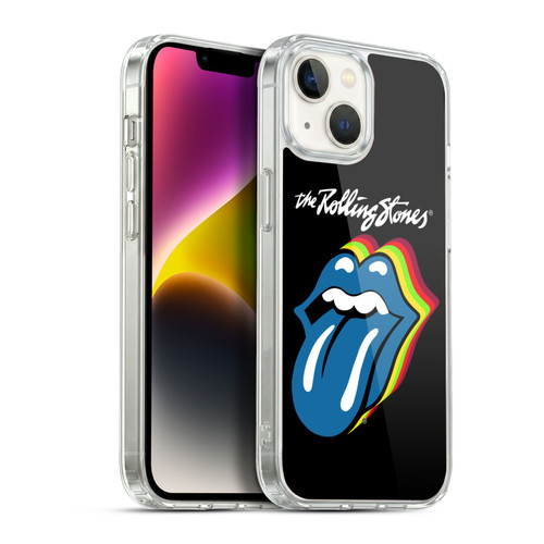 The Rolling Stones Licks Collection Pop Art 2 Soft Gel Case for Apple iPhone 14
