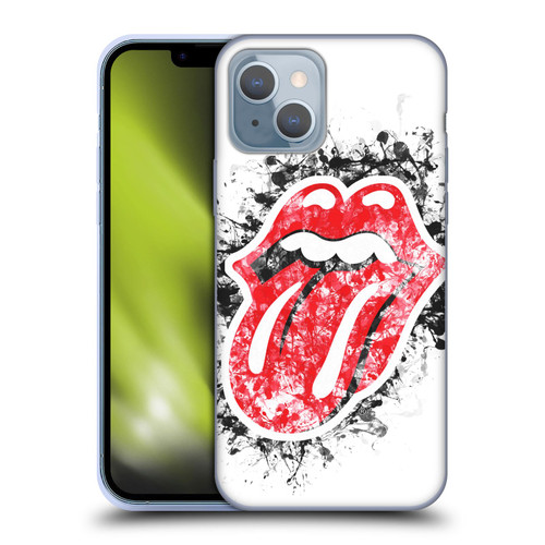The Rolling Stones Licks Collection Distressed Look Tongue Soft Gel Case for Apple iPhone 14