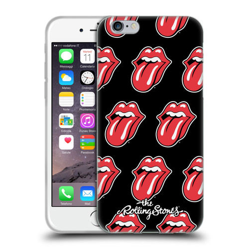 The Rolling Stones Licks Collection Tongue Classic Pattern Soft Gel Case for Apple iPhone 6 / iPhone 6s