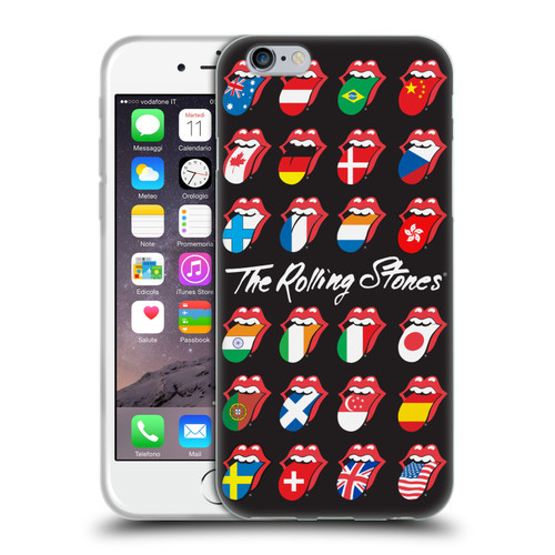 The Rolling Stones Licks Collection Flag Poster Soft Gel Case for Apple iPhone 6 / iPhone 6s