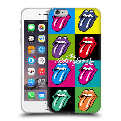 The Rolling Stones Licks Collection Pop Art 1 Soft Gel Case for Apple iPhone 6 Plus / iPhone 6s Plus