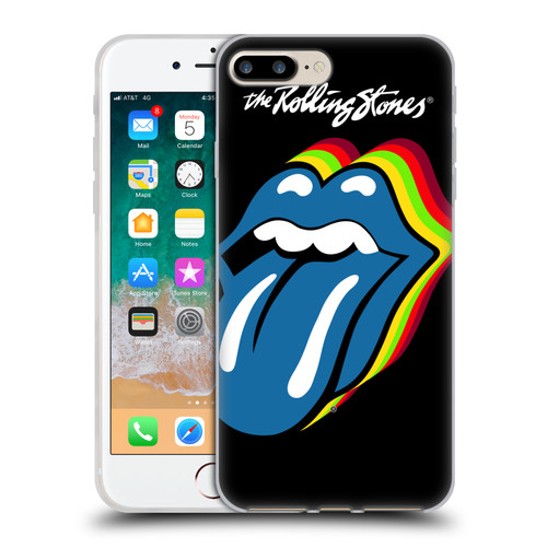The Rolling Stones Licks Collection Pop Art 2 Soft Gel Case for Apple iPhone 7 Plus / iPhone 8 Plus
