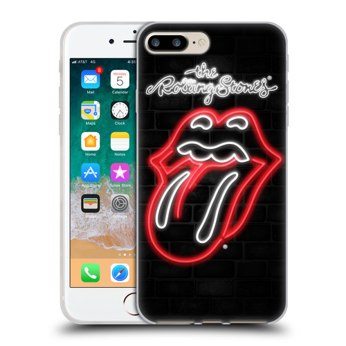 The Rolling Stones Licks Collection Neon Soft Gel Case for Apple iPhone 7 Plus / iPhone 8 Plus
