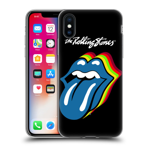 The Rolling Stones Licks Collection Pop Art 2 Soft Gel Case for Apple iPhone X / iPhone XS