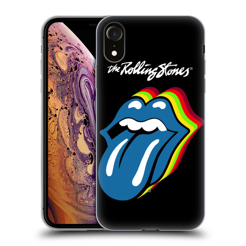 The Rolling Stones Licks Collection Pop Art 2 Soft Gel Case for Apple iPhone XR