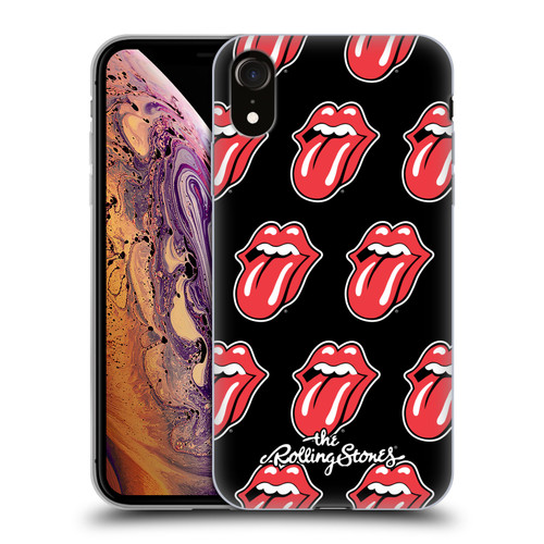 The Rolling Stones Licks Collection Tongue Classic Pattern Soft Gel Case for Apple iPhone XR