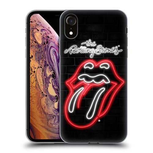 The Rolling Stones Licks Collection Neon Soft Gel Case for Apple iPhone XR