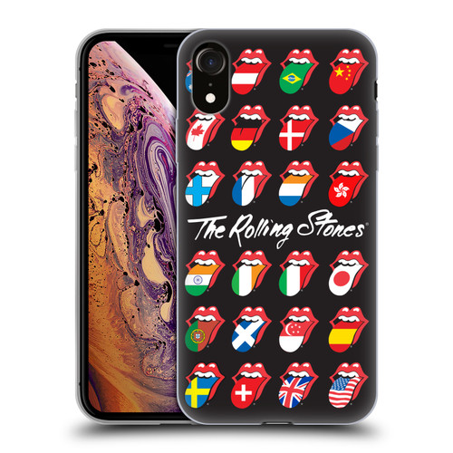 The Rolling Stones Licks Collection Flag Poster Soft Gel Case for Apple iPhone XR
