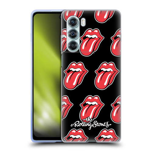 The Rolling Stones Licks Collection Tongue Classic Pattern Soft Gel Case for Motorola Edge S30 / Moto G200 5G