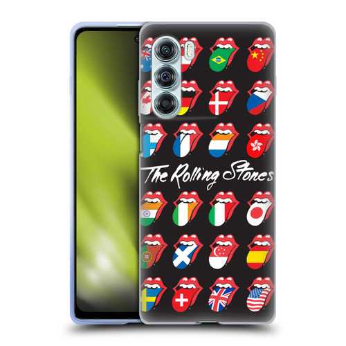 The Rolling Stones Licks Collection Flag Poster Soft Gel Case for Motorola Edge S30 / Moto G200 5G