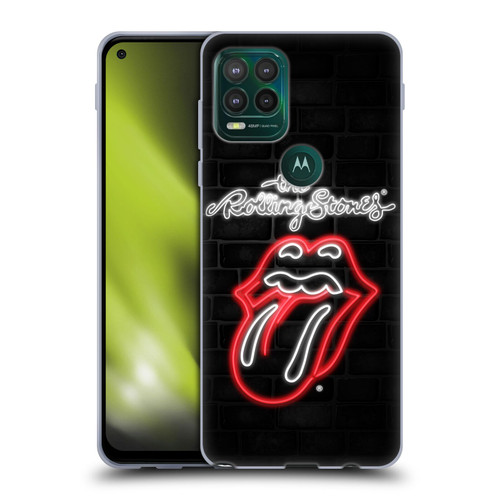 The Rolling Stones Licks Collection Neon Soft Gel Case for Motorola Moto G Stylus 5G 2021