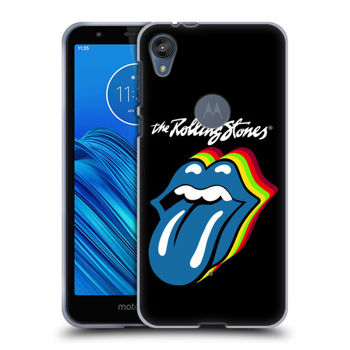 The Rolling Stones Licks Collection Pop Art 2 Soft Gel Case for Motorola Moto E6