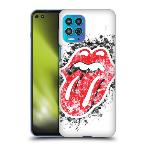 The Rolling Stones Licks Collection Distressed Look Tongue Soft Gel Case for Motorola Moto G100